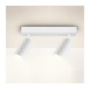 Brilagi - Bodové svítidlo SELE DIAMANT 2xGU10/30W/230V bílá WO-DIA2-WHT