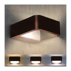 Brilagi - LED Venkovní svítidlo BARI LED/7W/230V 3000/4000/6000K hnědá IP54 WO-HR60071-OEM-RUST