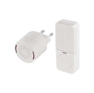Bezdrátový zvonek do zásuvky 230V + 1xCR2032 bílá P5734