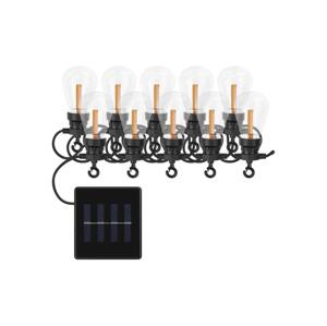 LED Solární dekorační řetěz 10xLED/0,6W/1,2V 4,5m IP44 800 mAh DCPV02