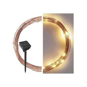 LED Solární řetěz LED/2,4W/1,2V 1xAA 15 m IP44 3000K 600 mAh