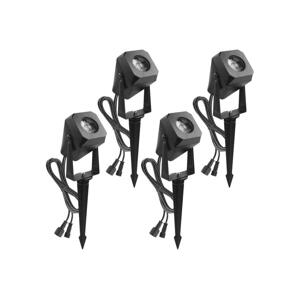 SADA 4x LED RGBIC Stm. ven. lampa LED/7W/230V 3000-6500K IP65 Wi-Fi Tuya