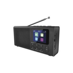 Rádio DAB DAB+ FM 3W/5V/4xAA černá