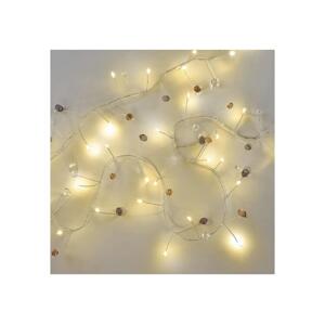 LED Vánoční řetěz 40xLED/3xAA 1,5 m teplá bílá DCGW16