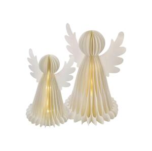 LED Vánoční dekorace 20xLED/6xAA andělé DCAW23