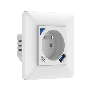 Neo  NEO 07800L - Chytrá zásuvka 16A/230V + 1xUSB-A+1xUSB C Tuya