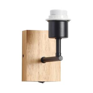 Brilagi Brilagi - Nástěnná lampa 1xE27/25W/230V dub/černá