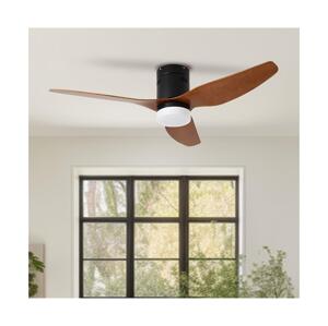 ZE ZE - LED Stropní látor PADUA LED/18W/230V Wi-Fi Tuya černá/hnědá + DO