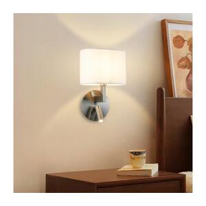 Brilagi Brilagi - LED Nástěnná lampa DAYA 1xE14/40W/230V + LED/3W bílá/matný chrom