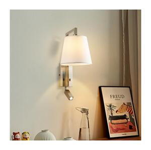 Brilagi Brilagi - LED Nástěnná lampa RAYA 1xE14/40W/230V + LED/3W bílá/matný chrom