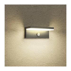 Brilagi-LED Venkovní nástěnné svítidlo se senzorem TESSI LED/10W/230V antr. IP54 BRI369