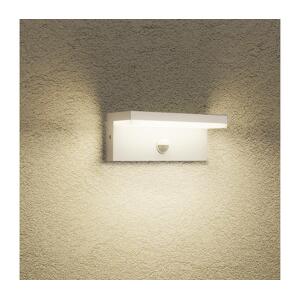 Brilagi -LED Venkovní nástěnné svítidlo se senzorem TESSI LED/10W/230V bílá IP54 BRI371
