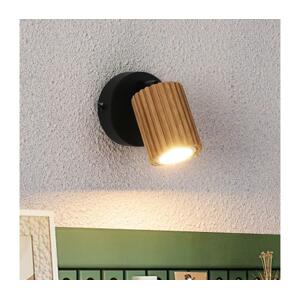 Brilagi - Nástěnné bodové svítidlo MODERN WOOD 1xGU10/8W/230V kaučukovník/černá BRI372