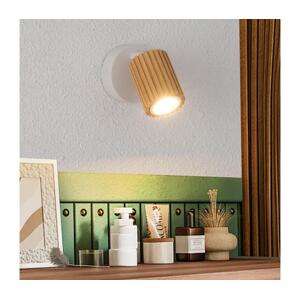 Brilagi - Nástěnné bodové svítidlo MODERN WOOD 1xGU10/8W/230V kaučukovník/bílá BRI380
