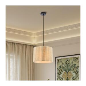 Brilagi - Lustr na lanku NORDIC WAVE 1xE27/15W/230V pr. 32 cm len/černá BRI389