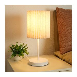 Brilagi - Stolní lampa NORDIC WAVE 1xE27/15W/230V len/bílá BRI396