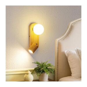 Brilagi - Nástěnné bod. svítidlo MODERN WOOD 1xG9/5W/230V+1xGU10/8W kaučukovník BRI410
