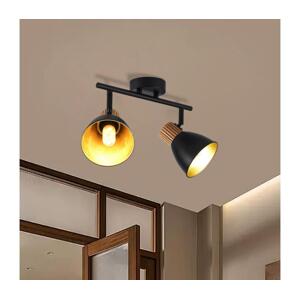 Brilagi - Bodové svítidlo ODENSE 2xE14/10W/230V kaučukovník/černá BRI412