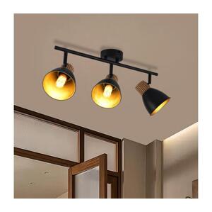 Brilagi - Bodové svítidlo ODENSE 3xE14/10W/230V kaučukovník/černá BRI414