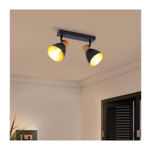 Brilagi - Bodové svítidlo ODENSE 2xE14/10W/230V kaučukovník/černá BRI416