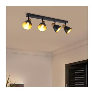 Brilagi - Bodové svítidlo ODENSE 4xE14/10W/230V kaučukovník/černá BRI418