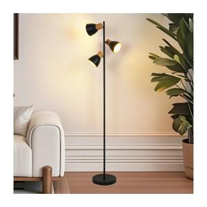 Brilagi - Stojací lampa ODENSE 3xE14/10W/230V kaučukovník/černá BRI419