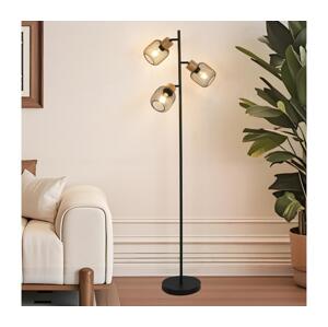 Brilagi - Stojací lampa BASKLITE 3xE14/15W/230V kaučukovník/černá BRI425