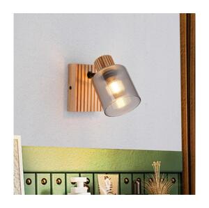 Brilagi - Nástěnné bodové svítidlo HYGGE 1xE14/15W/230V kaučukovník/kouřová BRI438