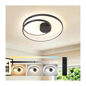 Brilagi- LED Stmívat. stropní svítidlo TWISTER LED/48W/230V pr. 50 cm černá +DO BRI488