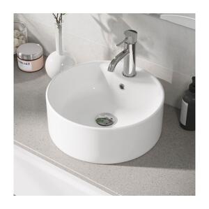 BATH DELUXE 06-038-09-11-00 - Umyvadlo na desku VIKEDAL pr. 38 cm keramika/bílá 06-038-09-11-00