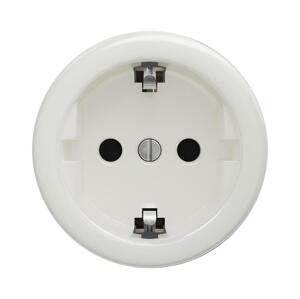 lap lap - Retro zásuvka domovní bez rámečku SCHUKO 230V/16A bílá