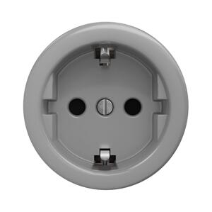 lap lap - Retro zásuvka domovní bez rámečku SCHUKO 230V/16A šedá