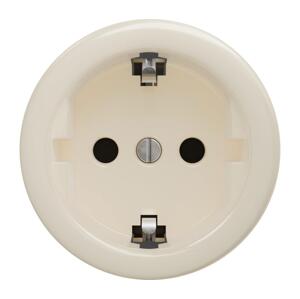 lap lap - Retro zásuvka domovní bez rámečku SCHUKO 230V/16A béžová