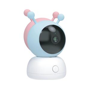 iGET 75020825 - Chytrá dětská chůvička 2K 5V Wi-Fi růžová/modrá 75020825