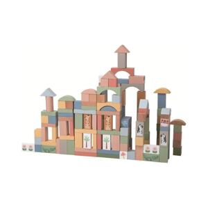 2Kids Toys 2Kids Toys - Dřevěné kostky Safari se zvířátky 120 ks