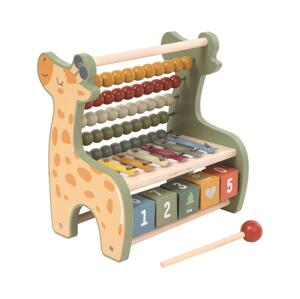 2Kids Toys 2Kids Toys - Dřevěné multifunkční počítadlo Žirafa