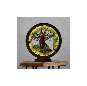 Li-Go 23631/DUB2 - LED Stmívatelná stolní dekorace LED/12W/230V 30x31 cm dub 23631/DUB2