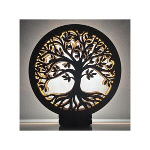 Li-Go 23648/DUB2 - LED Stmívatelná stolní dekorace LED/12W/230V 30x31 cm dub 23648/DUB2