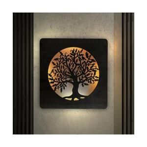 Li-Go 5275/DUB2 - LED Stmívatelné hodiny LED/10W/5V 20000 mAh 42x42 cm dub+ DO 5275/DUB2