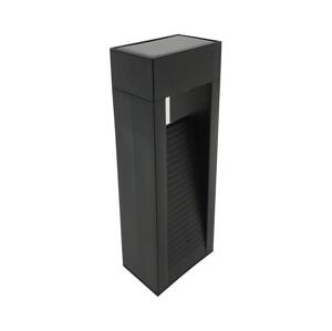 LED Solární lampa 2xLED/1,2V 200 mAh IP44 černá 034 0001090