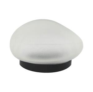 LED Solární lampa 2xLED/1,2V 300 mAh IP44 černá/bílá 034 0001091