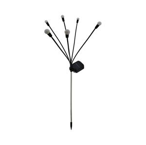 LED Solární svítidlo 6xLED/1,2V 300 mAh IP44 černá 034 0001071