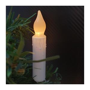 LED Vánoční dekorační řetěz 10xLED/2xAA 1,65 m teplá bílá svíčky 028 0000622