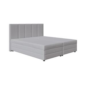 LAMIVEX Čalouněná postel s pružinovou matrací a úlož. prostorem ISABEL 200x160 sv. šedá