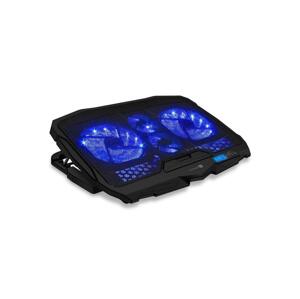 CONNECT IT CONNECT IT CCP-2200-BK-Chladící podložka pro notebook 4x vent. 2xUSB černá/modrá