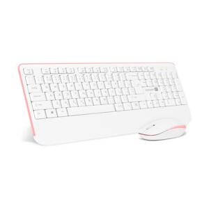 CONNECT IT CONNECT IT CKM-7801-CS - Bezdrátová klávesnice a myš 1200 DPI bílá/růžová