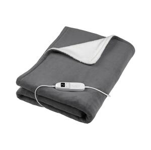 Concept DV7420 - Elektrická vyhřívaná deka 160W/230V 180x130 cm šedá/bílá DV7420