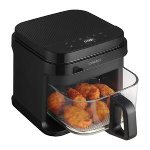 Concept Concept FR5500 - Horkovzdušná fritéza GLASS &  5,5 l 1200W/230V černá