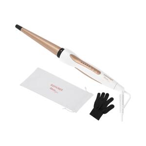 Concept KK2125 - Kónická kulma na vlasy GLAM STYLE 42W/230V bílá/rose gold KK2125