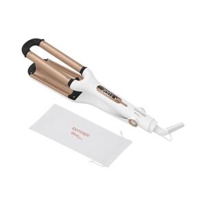 Concept KT2140 - Trojkulma na vlasy GLAM STYLE 100W/230V bílá/rose gold KT2140